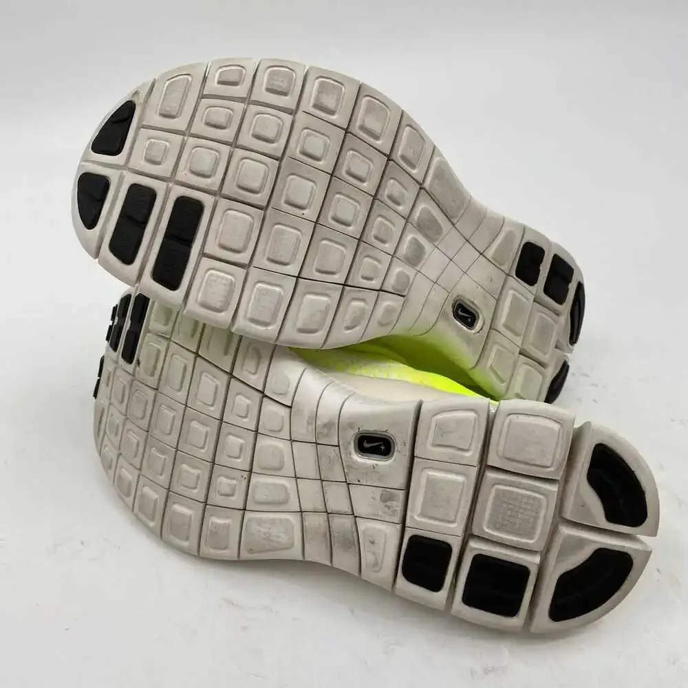 Nike Neon Yellow Flyknit Free 3.0 Sneakers | Women’s 9